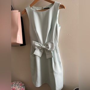 Ted Baker Blue Bow Dress With Pockets Size 0